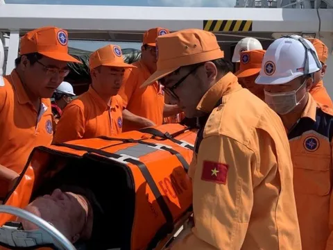 Cứu nạn thành công thuyền viên người Ukraine bị suy tim