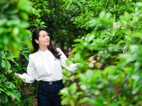 Mê mẩn check-in vườn hoa bưởi thơm ngào ngạt ngay Thủ đô