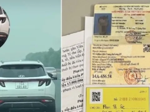 Sửa biển số thành 'lộc phát', tài xế ở Quảng Ninh bị phạt 6 triệu đồng