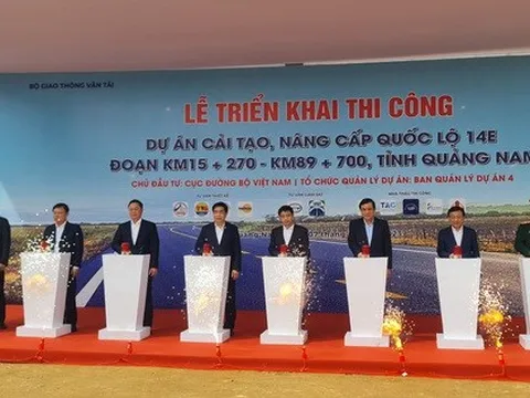 Gần 1.850 tỷ đồng cải tạo, nâng cấp Quốc lộ 14E qua tỉnh Quảng Nam