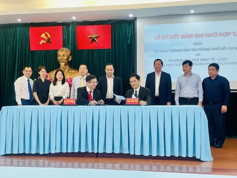 Sở GTVT TP HCM ký kết văn bản quan trọng với Đại học Kinh tế - Luật