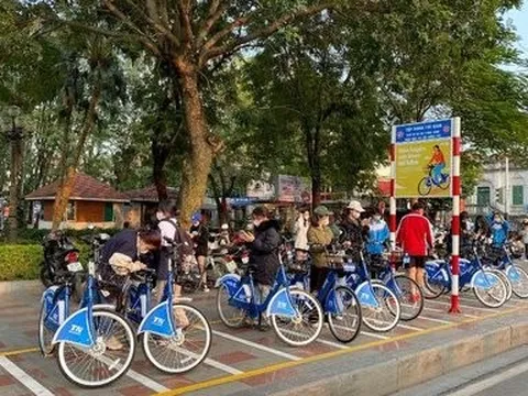 Mô hình cho thuê xe đạp công cộng thu hút giới trẻ tại Hải Phòng
