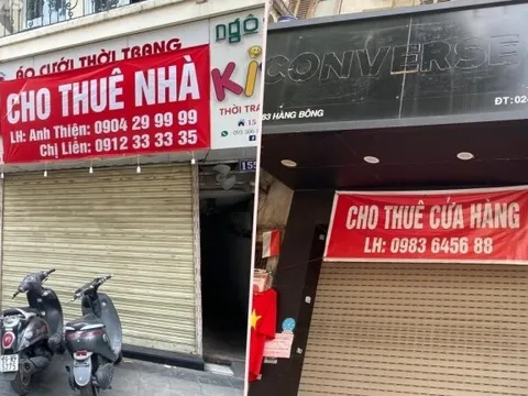 Vì sao mặt bằng kinh doanh trên phố 'vàng' Hà Nội ế ẩm hàng loạt?