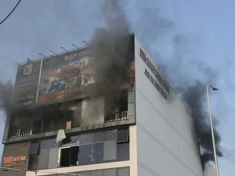 Cháy rạp chiếu phim ở Vũng Tàu