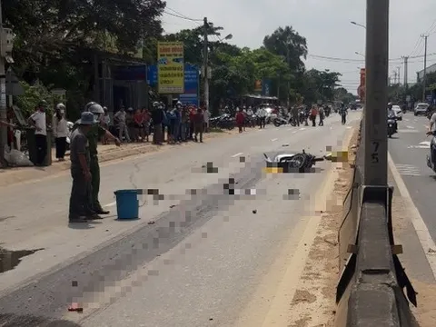 2 người gặp nạn trên Quốc lộ 1 ở Quảng Nam