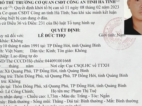 Truy nã đặc biệt 1 đối tượng liên quan đường dây cá độ 6.000 tỉ đồng