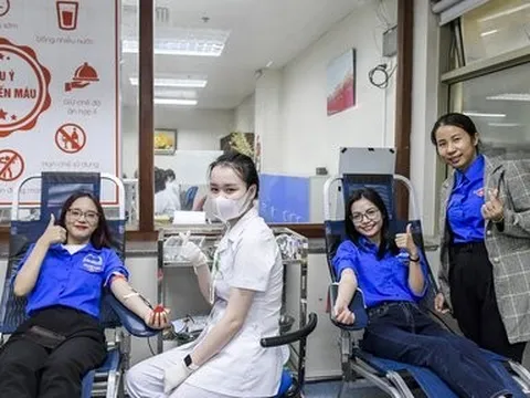 Cán bộ, đoàn viên Hội Luật gia Việt Nam tham gia hiến máu tình nguyện