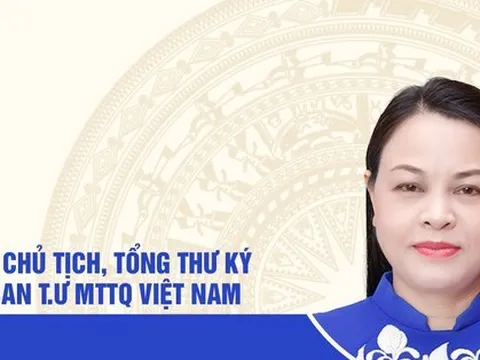 Chân dung nữ Phó Chủ tịch - Tổng thư ký Ủy ban T.Ư MTTQ Việt Nam