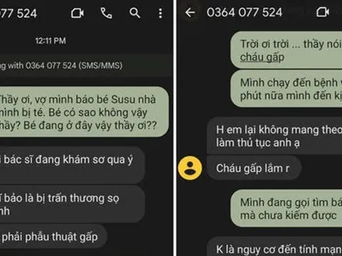 Bộ Công an cảnh báo 'chiêu' lừa phụ huynh chuyển tiền gấp để phẫu thuật cho con
