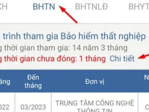 Bổ sung tính năng thời gian chưa đóng BHXH trên VssID