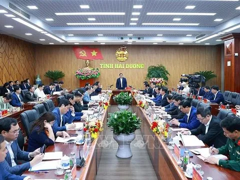 Thủ tướng: Hải Dương muốn phát triển văn minh, hiện đại phải có con người văn minh, hiện đại
