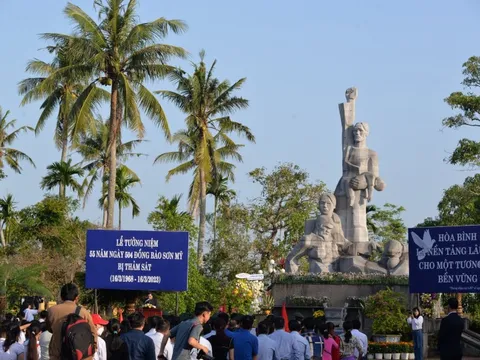 Quảng Ngãi: Tưởng niệm 55 năm vụ thảm sát Sơn Mỹ