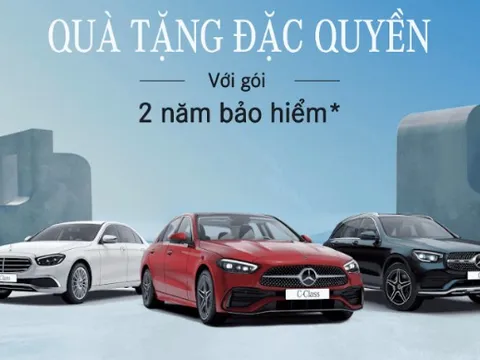 Mercedes-Benz ưu đãi gói 2 năm bảo hiểm MBI lên đến 150 triệu