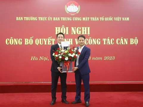 Ông Nguyễn Văn Dũng được bổ nhiệm giữ chức Phó Tổng Biên tập Tạp chí Mặt trận