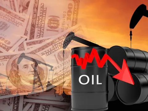 Giá dầu thô tiếp tục lao dốc mạnh, suýt thủng mốc 70 USD/thùng