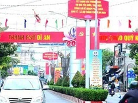 Công nhận thành phố Dĩ An là đô thị loại 2 thuộc Bình Dương