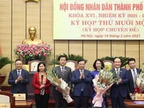 Phân công nhiệm vụ, lĩnh vực công tác Chủ tịch, các Phó Chủ tịch thành phố Hà Nội