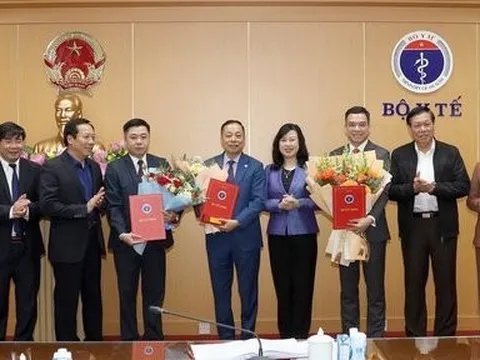 Bộ Y tế bổ nhiệm nhiều lãnh đạo chủ chốt
