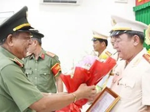 Công an tỉnh Trà Vinh điều động, bổ nhiệm nhiều cán bộ lãnh đạo