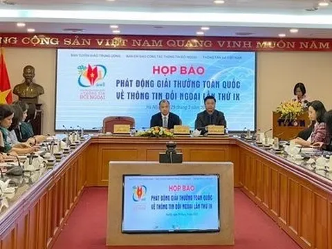 Phát động Giải thưởng toàn quốc về thông tin đối ngoại lần thứ IX