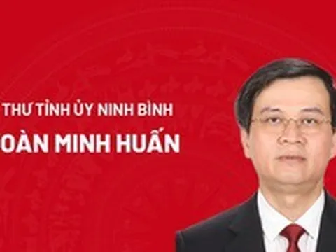 [Infographic] Chân dung Bí thư Tỉnh ủy Ninh Bình Đoàn Minh Huấn