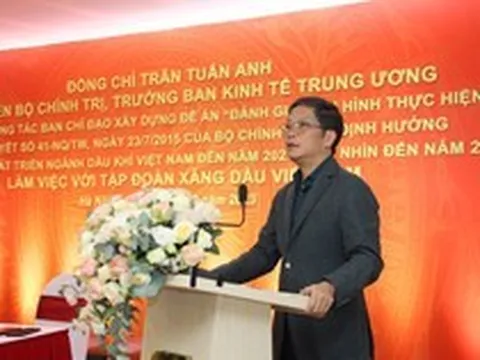 Trưởng Ban Kinh tế Trung ương làm việc với Petrolimex về những vấn đề gì?