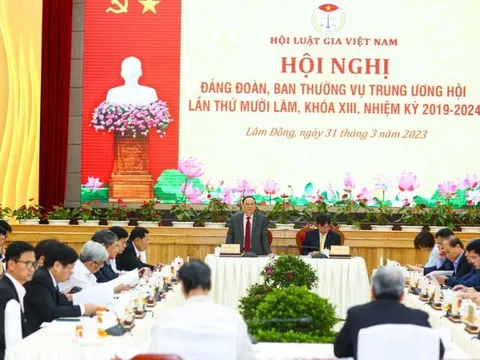 Hội nghị Đảng đoàn, Ban Thường vụ TW Hội Luật gia Việt Nam lần thứ XV
