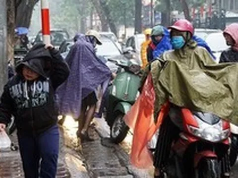 Miền Bắc mưa kéo dài, cục bộ có mưa to