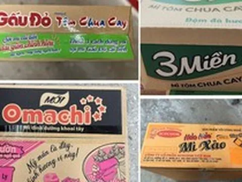 Từ thùng mì đóng gói không cần băng dính đến vị trí số một tại thị trường nông thôn của mì 3 Miền