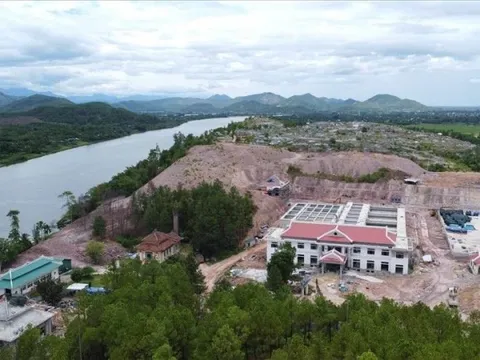 Đấu giá hơn 30 vạn khối đất thải từ dự án nước triệu đô ở Huế