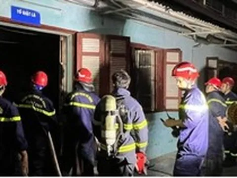 Cháy tại kho tạm Bệnh viện Hữu nghị Việt - Tiệp, Hải Phòng