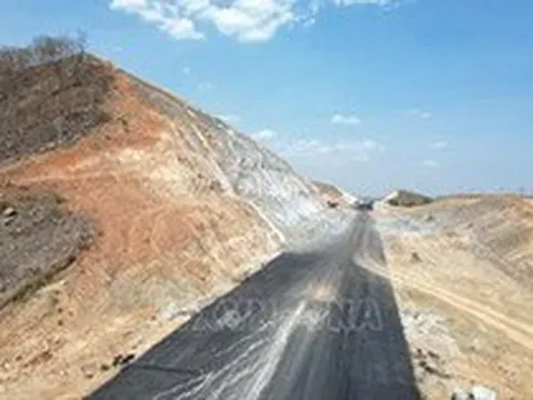 Cao tốc Vĩnh Hảo - Phan Thiết đã được giải quyết nguồn vật liệu