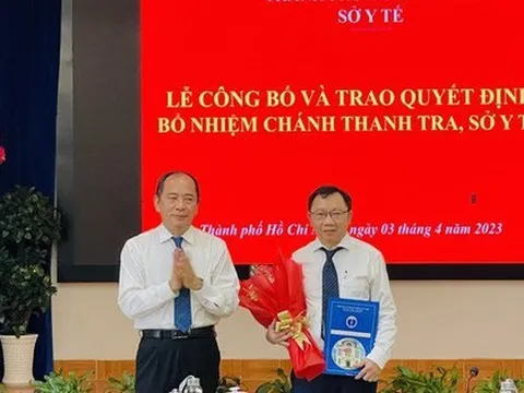 Giám đốc Bệnh viện quận Gò Vấp được bổ nhiệm làm Chánh Thanh tra Sở Y tế TP HCM