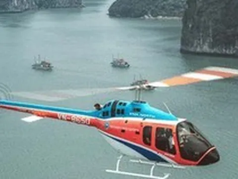 Máy bay trực thăng rơi trên vùng biển Hải Phòng - Quảng Ninh, 5 người gặp nạn