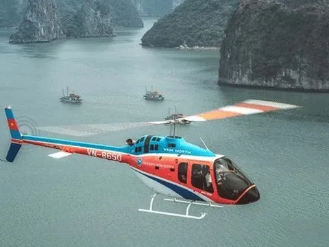 Trực thăng rơi trên biển Hải Phòng - Quảng Ninh, 5 người gặp nạn, phát hiện 2 thi thể