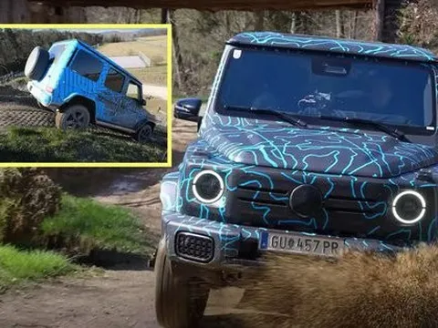Mercedes-Benz G-Class thuần điện khoe khả năng vận hành off-road đỉnh cao