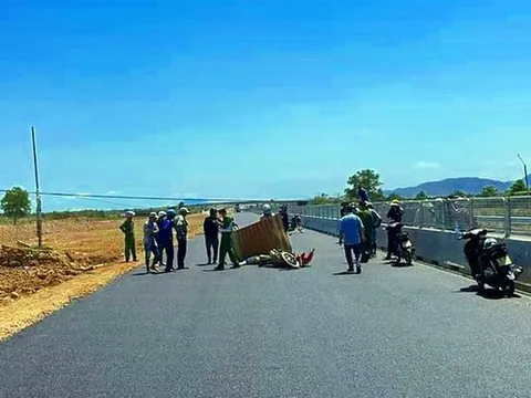 Cao tốc Vĩnh Hảo-Phan Thiết chưa hoàn thành đã có tai nạn tử vong