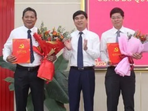 Tỉnh ủy Bình Thuận điều động, bổ nhiệm cán bộ chủ chốt