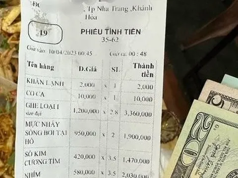 Xác minh thông tin quán hải sản ở Tp.Nha Trang “chặt chém” du khách