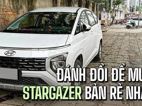 Vội mua Hyundai Stargazer bản rẻ nhất giảm gần 100 triệu đồng, chủ xe nói: 'Phải hy sinh nhiều thứ'