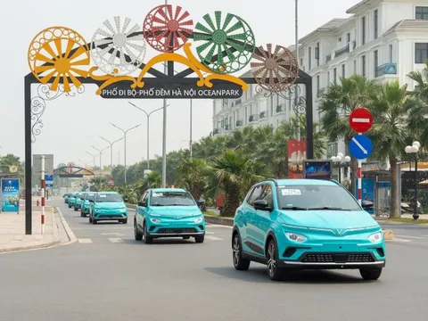 Hãng taxi thuần điện đầu tiên tại Việt Nam chính thức khai trương, bắt đầu đón trả khách từ hôm nay