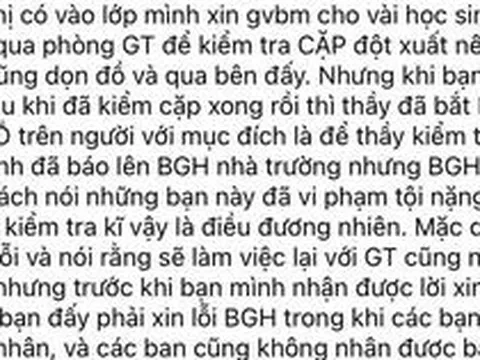 Vụ giám thị cho lột quần áo nam sinh: Trường Hermann Gmenier nói gì?