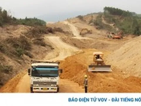 Hối hả trên công trường cao tốc Bắc - Nam đoạn Quy Nhơn - Chí Thạnh