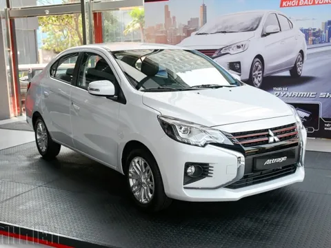 Bảng giá xe Mitsubishi tháng 4: Mitsubishi Attrage được ưu đãi 50% lệ phí trước bạ