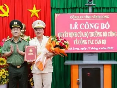 Tân Phó Giám đốc Công an Vĩnh Long tiếp tục biệt phái tại Ban Nội chính Tỉnh ủy
