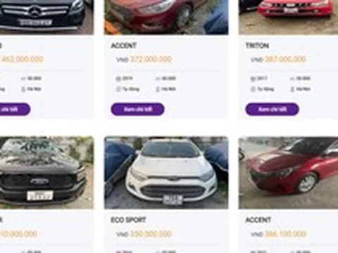 Loạt ô tô ngân hàng thanh lý giá siêu rẻ, bỏ ra 50 triệu là có thể sở hữu 1 chiếc