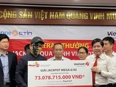 Mua Vietlott cho vui, bất ngờ trúng 73 tỷ đồng