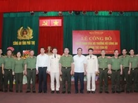 Bổ nhiệm lãnh đạo Công an, Viện KSND 3 tỉnh