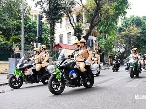 Ứng trực 24/7 bảo đảm trật tự, an toàn giao thông trong kỳ nghỉ lễ