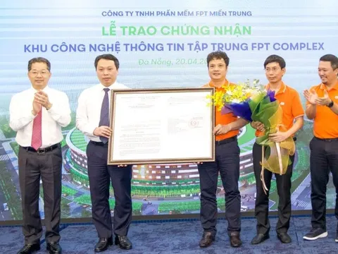 Tp.Đà Nẵng: FPT Complex chính thức nhận quyết định Khu CNTT tập trung